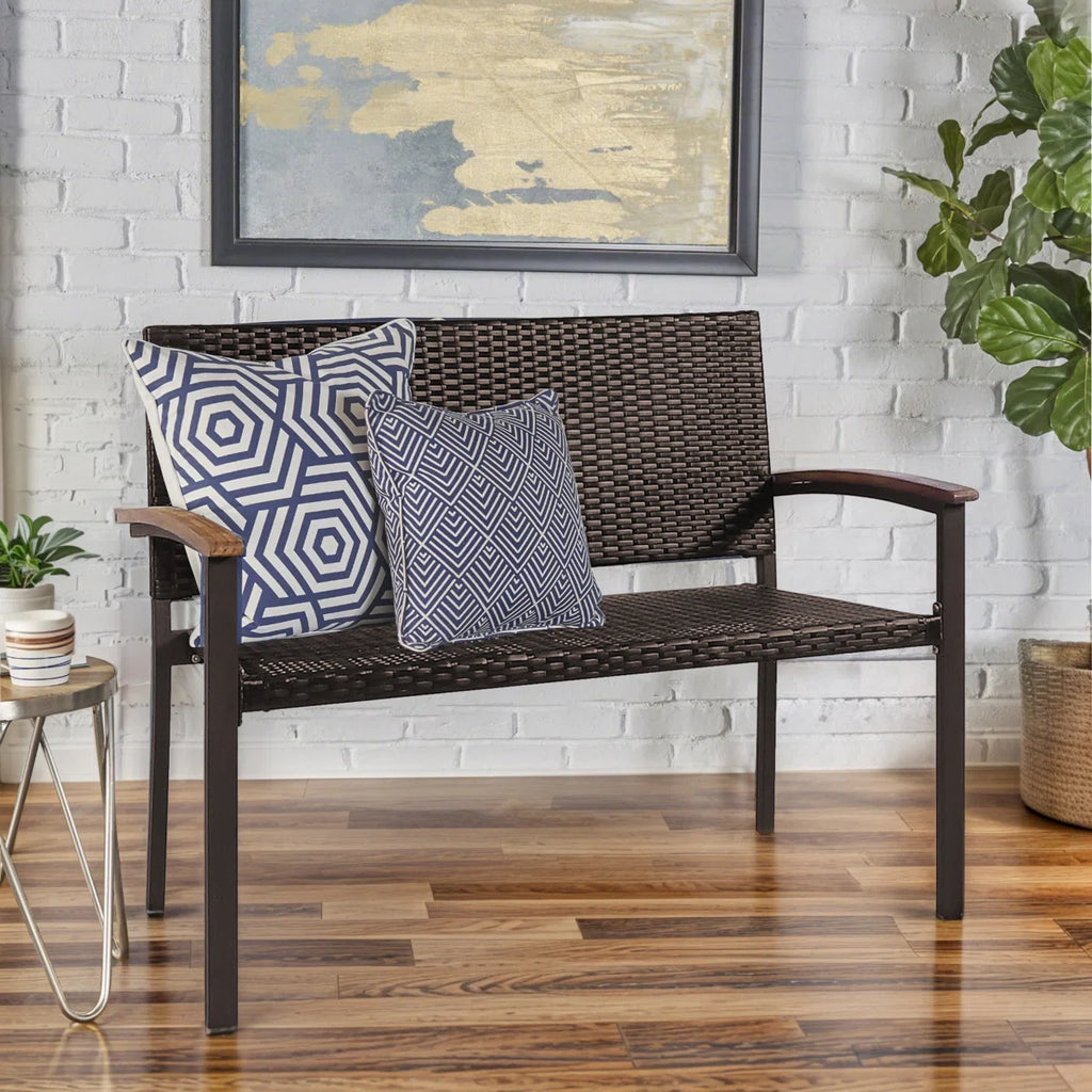 BRUBAKER Milano – Inklapbare Ronde Tafel – Ø 70 cm – Glazen Tafelblad – Metaal – Weerbestendig – Antraciet – Te Gebruiken als Bijzettafel of Eettafel – Voor Binnen en Buiten