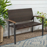 BRUBAKER Milano – Inklapbare Ronde Tafel – Ø 70 cm – Glazen Tafelblad – Metaal – Weerbestendig – Antraciet – Te Gebruiken als Bijzettafel of Eettafel – Voor Binnen en Buiten