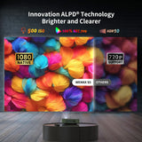 WEMAX S5 laser projector – smart beamer met Netflix – 1080P DLP projector 500 ISO lumen – ALPD technologie HDR10 – WiFi 2.4G 5G en Bluetooth – portable mini projector met Dolby audio – thuisbioscoop beamer met apps