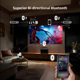 WEMAX S5 laser projector – smart beamer met Netflix – 1080P DLP projector 500 ISO lumen – ALPD technologie HDR10 – WiFi 2.4G 5G en Bluetooth – portable mini projector met Dolby audio – thuisbioscoop beamer met apps