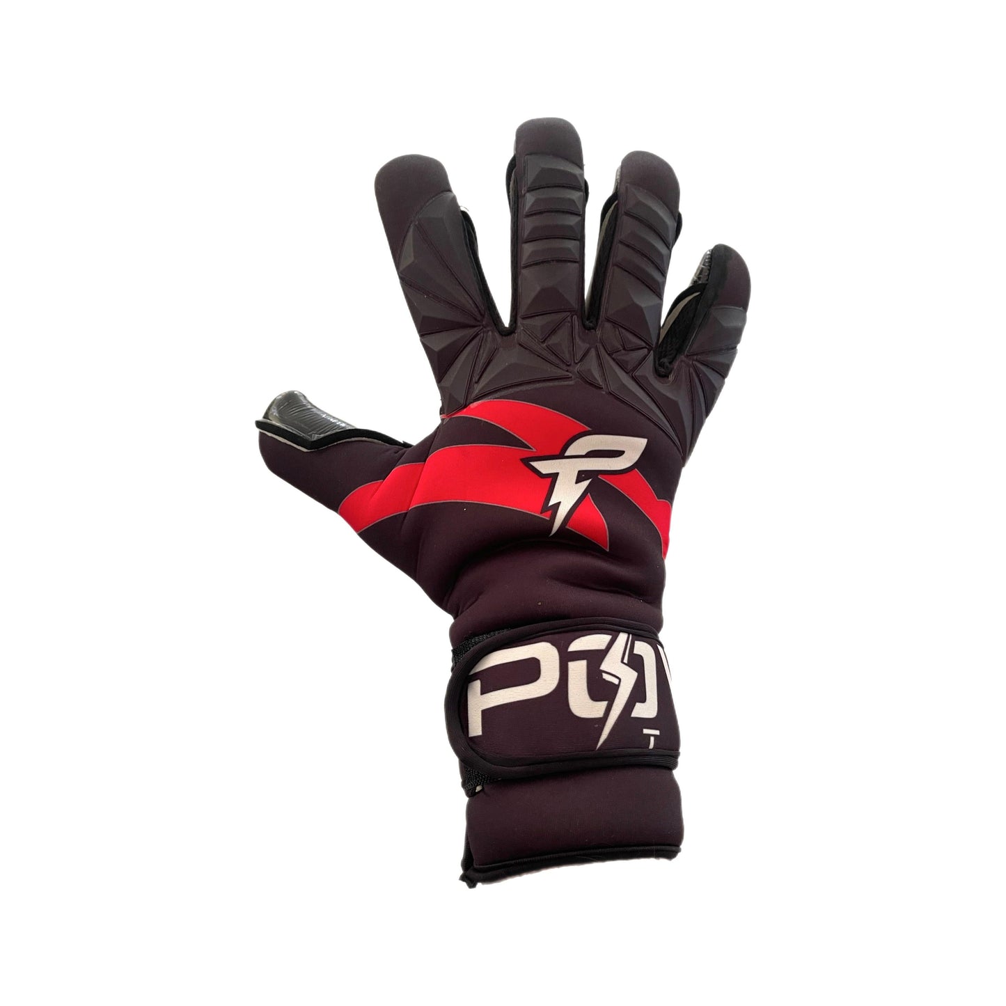 Power Thread - Professionele Keepershandschoenen - Maat 9 - 91% Polyester, 8% Elastaan, 1% Polyamide - Duurzame Duitse Latex Palm voor Superieure Grip - Ergonomisch Ontwerp met Vingerbescherming - Ademend met Luchtgaten