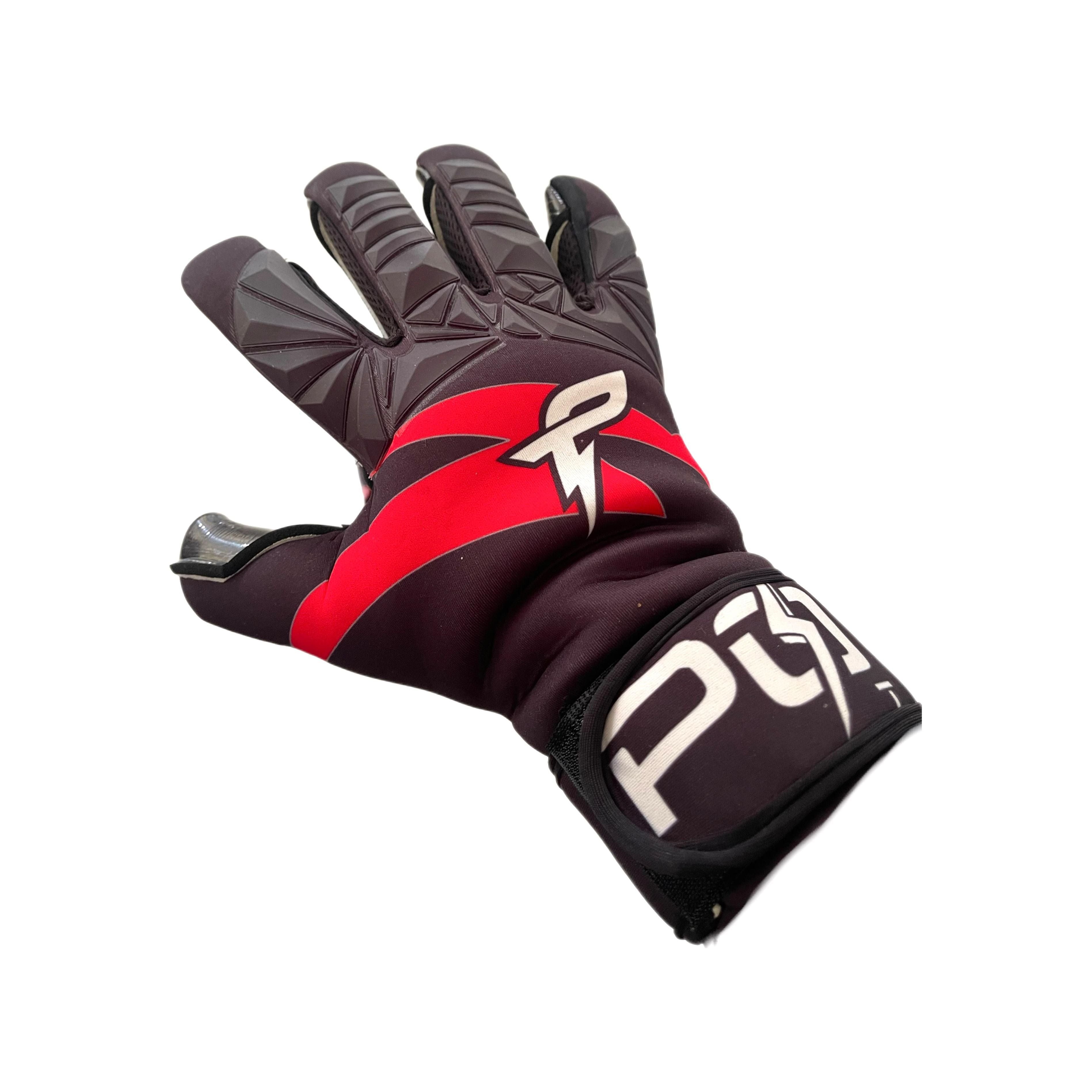 Power Thread - Professionele Keepershandschoenen - Maat 9 - 91% Polyester, 8% Elastaan, 1% Polyamide - Duurzame Duitse Latex Palm voor Superieure Grip - Ergonomisch Ontwerp met Vingerbescherming - Ademend met Luchtgaten