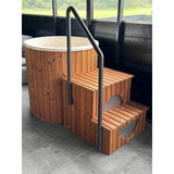 Horizon Cabins Cold Plunge Met Chiller – Model Stockholm | Custom IJsbad Met Geïntegreerde Smart Chiller (3–40°C) | Ook Te Gebruiken Als Mini Hottub | Inclusief Thermohout + Thermocover + Chiller Trap | Ice Bath Met App Controlled Koeler