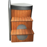 Horizon Cabins Cold Plunge Met Chiller – Model Stockholm | Custom IJsbad Met Geïntegreerde Smart Chiller (3–40°C) | Ook Te Gebruiken Als Mini Hottub | Inclusief Thermohout + Thermocover + Chiller Trap | Ice Bath Met App Controlled Koeler