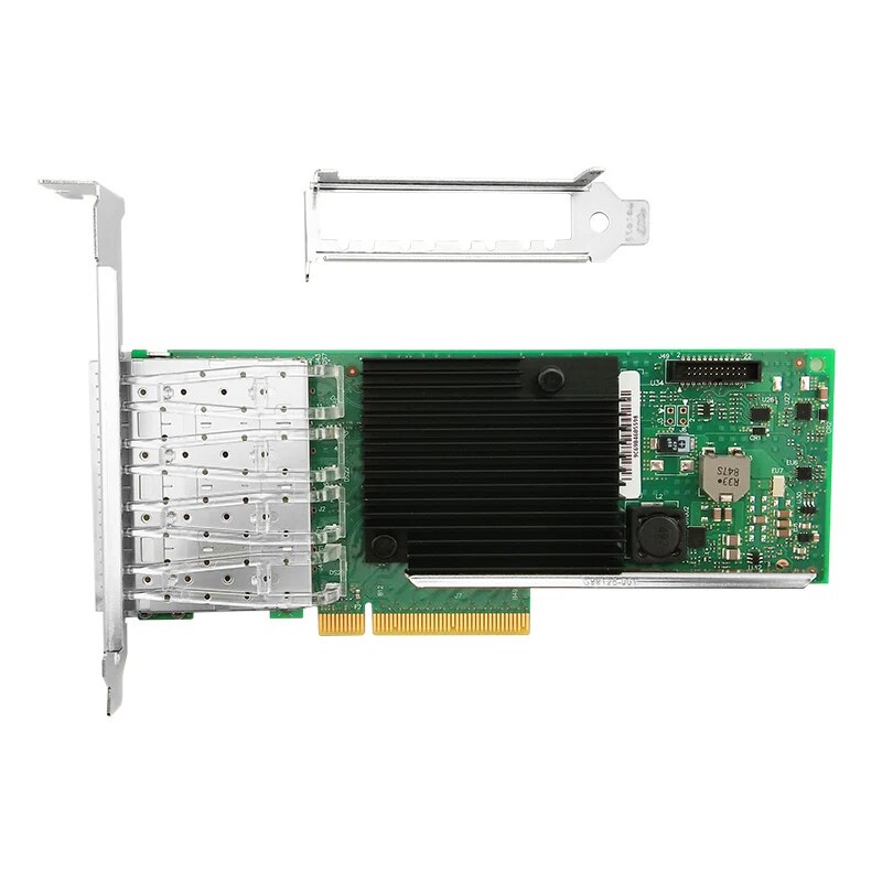 Intel X710-DA4 10G SFP+ 4-poorts Netwerkkaart - PCI Express 3.0x8 Ethernet Adapter met Intel XL710BM1 Chip