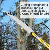 3-in-1 RVS Telescopische Stok – 300-1000cm Uittrekbare Roestvrijstalen Paal – Fruitplukstok – Visspeer – Grassnijder – Telescoopsteel voor Buitengebruik – Multifunctioneel Gereedschap voor Plukken, Snoeien, Maaien, Vissen en Kamperen