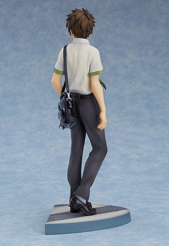 2 Stuks - Mitsuha Miyamizu & Taki Tachibana 1/8 Scale Figuren - Your Name Anime Beeldjes - Kimi no Na wa Manga Collectible Figures - Gedetailleerde Verzamelfiguren van Mitsuha en Taki voor Vitrinekast Bureau Anime Collectie en Display