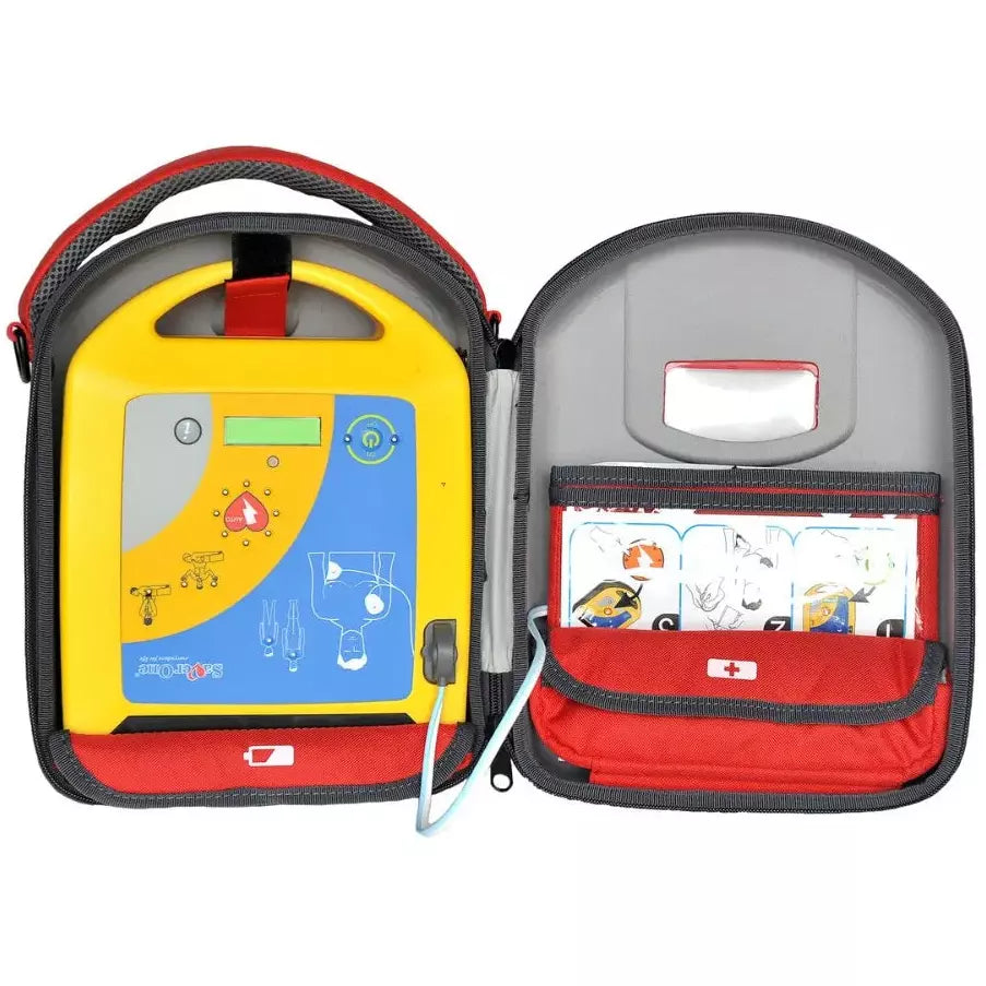 Saver One - Defibrillator Harde Tas - Beschermtas voor AED - Beschermende Case voor Saver One Automatische Externe Defibrillator - Reistas - Rood - Exclusief Defibrillator