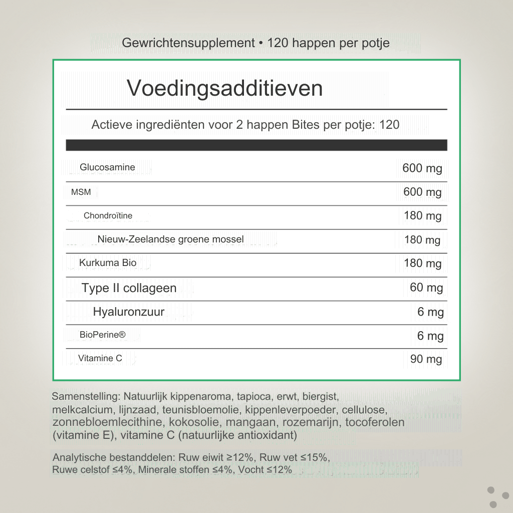 Hoogwaardig Gewrichtssupplement met Glucosamine, Chondroïtine en MSM - Ondersteunt Gewrichtsgezondheid en Mobiliteit - Verlicht Stijfheid en Versterkt Kraakbeen - Voor Actieve Personen, Ouderdom en Algemene Gewrichtsverzorging