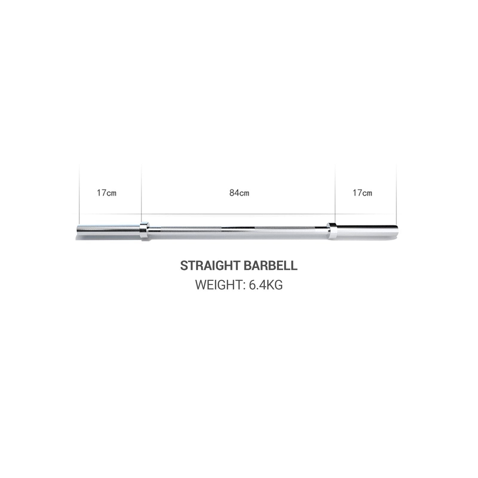 120 cm Halterstangenset – Rechte en Gebogen Curlstang met Veiligheidssluitingen | Gewichthefstangen voor Thuisfitness, Krachttraining en Bodybuilding