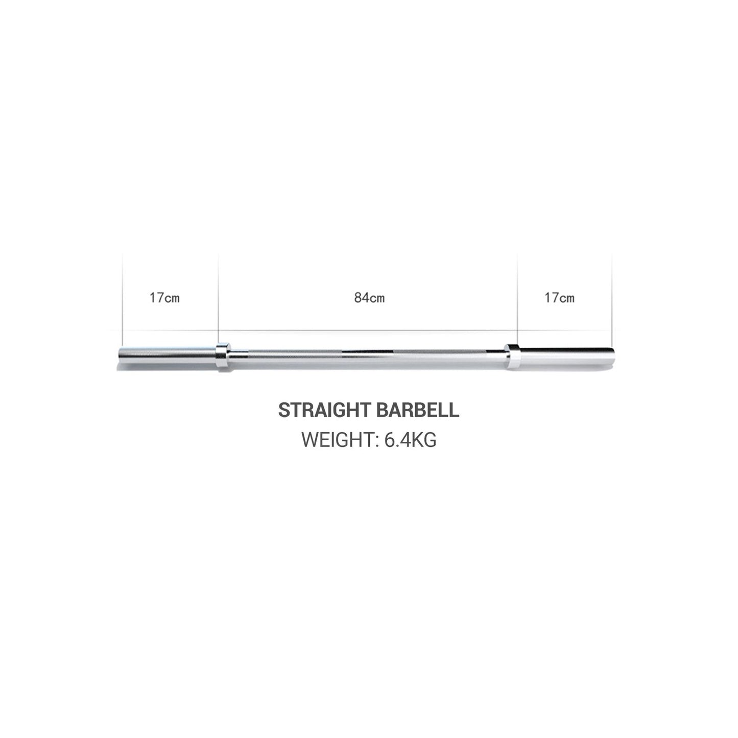 120 cm Halterstangenset – Rechte en Gebogen Curlstang met Veiligheidssluitingen | Gewichthefstangen voor Thuisfitness, Krachttraining en Bodybuilding