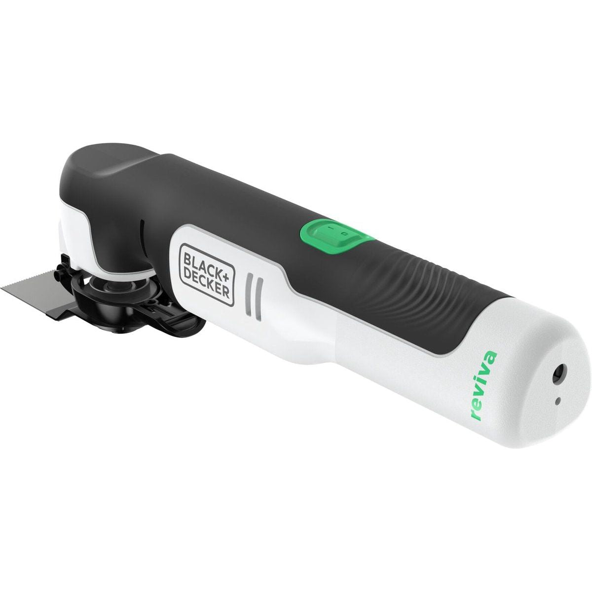 Black & Decker REVOS12C QW – Reviva Multitool – 12V – 1,5Ah – Oplaadbare Multitool – Met Accessoires – Duurzaam Gereedschap – Milieuvriendelijk – Compact – Krachtig – Voor Zagen – Schuren – Slijpen – Klussen – Binnen en Buiten