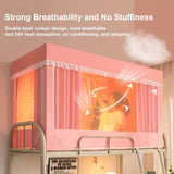 Bunk Bed Canopy Tent – Anti-Val Bescherming, Lichtreductie &amp; Privacy Tent voor Stapelbedden – Ademend, Wasbaar en Comfortabel – Geschikt voor Kinderen &amp; Volwassenen (90x190 cm)