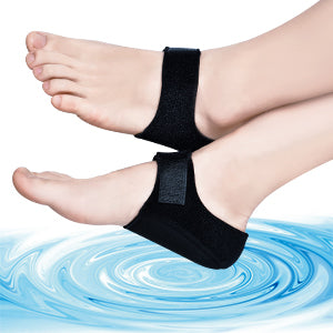 1 Paar - Verstelbare Hielspoor Sokken - Siliconen Gel Pad - Voetverzorging- & Pijnverlichting - Voor Plantar Fasciitis en Hielpijn - Maat: Groot