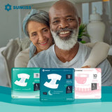 4 Packs - 12 Stuks per Pack - Medium Maat - Wegwerpluiers Volwassenen - Nachtluiers - Incontinentieluiers voor Volwassenen - Extra Absorberend - Ademend - Lekvrij - Zacht &amp; Comfortabel