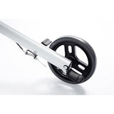 Lichtgewicht Rollator met Zitting – RIDDER Rollator Premium – Opvouwbaar Aluminium Looprek – 4 Wielen – In Hoogte Verstelbaar – Inclusief Rugsteun, Mandje en Remmen – Zilver/Zwart – Ca. 65 x 72 x 84-96 cm