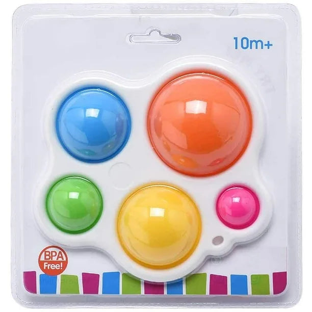 Baby Sensory Fidget Toy - Simple Dimple Fidget Toy - Silicone Speelgoed voor Baby's en Peuters - Educatief en Veilig - Ontspanning en Ontwikkeling - Compact en Duurzaam Ontwerp - Ideaal Voor Thuis en Onderweg