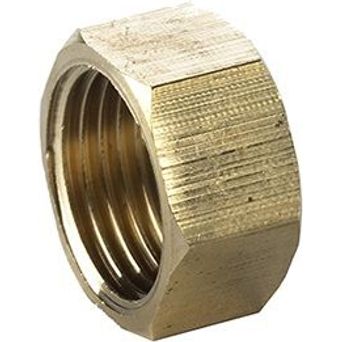 Robuuste Messing Buiskappen - 3/8 Vrouwlijk - Schroefdraad - Corrosiebestendige Fitting voor Diverse Toepassingen - Set van 4 - Inclusief Tape voor Installatie