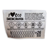 Smemoranda Rugtas van Gerecycled PET – Navy Blue – Minimalistisch Design – 100% Recycled Polyester – Duurzame Ecologische Tas met Ritssluiting – Verstelbare Schouderband – 27x27x23 cm