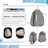 GHOSTFIRE Premium Basgitaar Gig Bag – Superdikke Bescherming, Waterafstotend, Lichtgewicht & Slijtvast – Inclusief Extra Opbergvak (Grijs)