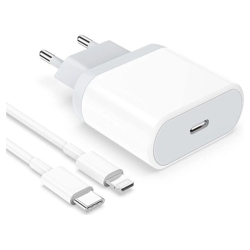 1-Stuks ANIGADUO USB Oplader voor iPhone U60-PD20W - Snel Opladen USB Lader voor iPhone met 20W Power Delivery
