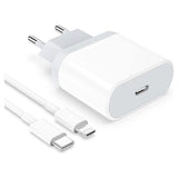 USB Oplader voor iPhone / iPad - USB-C naar Lightning - U60-PD20W - Snel Opladen USB Lader voor iPhone met 20W Power Delivery