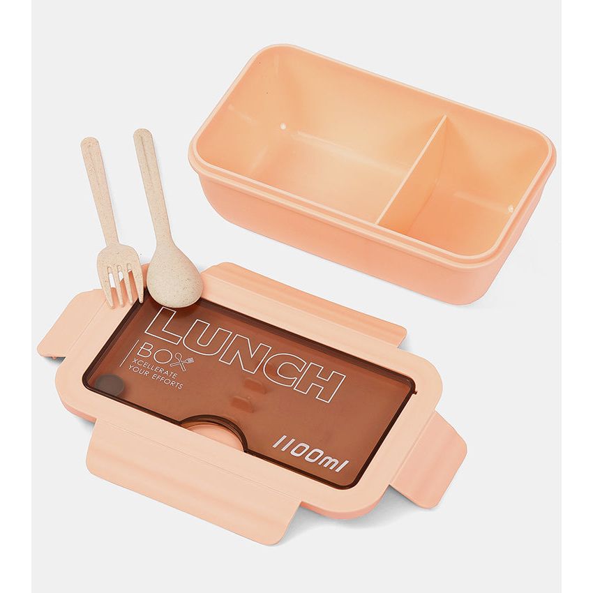 Bento Box met Bestek - 1100ml - Inclusief Geïsoleerde Tas - BPA-vrij - Lekvrije Lunchbox - Herbruikbare Voedselcontainer - Compact en Lichtgewicht (kopie)