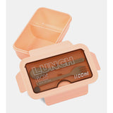 Bento Box met Bestek - 1100ml - Inclusief Geïsoleerde Tas - BPA-vrij - Lekvrije Lunchbox - Herbruikbare Voedselcontainer - Compact en Lichtgewicht