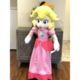 Super Mario Prinses Peach XXL Pluche Knuffel – 80 cm Groot – Extra Zachte XL Knuffel – Geschikt voor Jongens en Meisjes – Grote Nintendo Knuffel – Perfect Speelgoed voor Kinderen