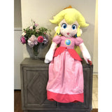 Super Mario Prinses Peach XXL Pluche Knuffel – 80 cm Groot – Extra Zachte XL Knuffel – Geschikt voor Jongens en Meisjes – Grote Nintendo Knuffel – Perfect Speelgoed voor Kinderen