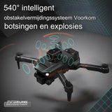 Drone - 8K Met ESC Dubbele Camera - WiFi FPV 360° Volledig Obstakel Vermijden Optische Stroom Zwevend Opvouwbare Quadcopter Speelgoed - Ontdek de Ultieme Vliegervaring met Deze Geavanceerde Drone