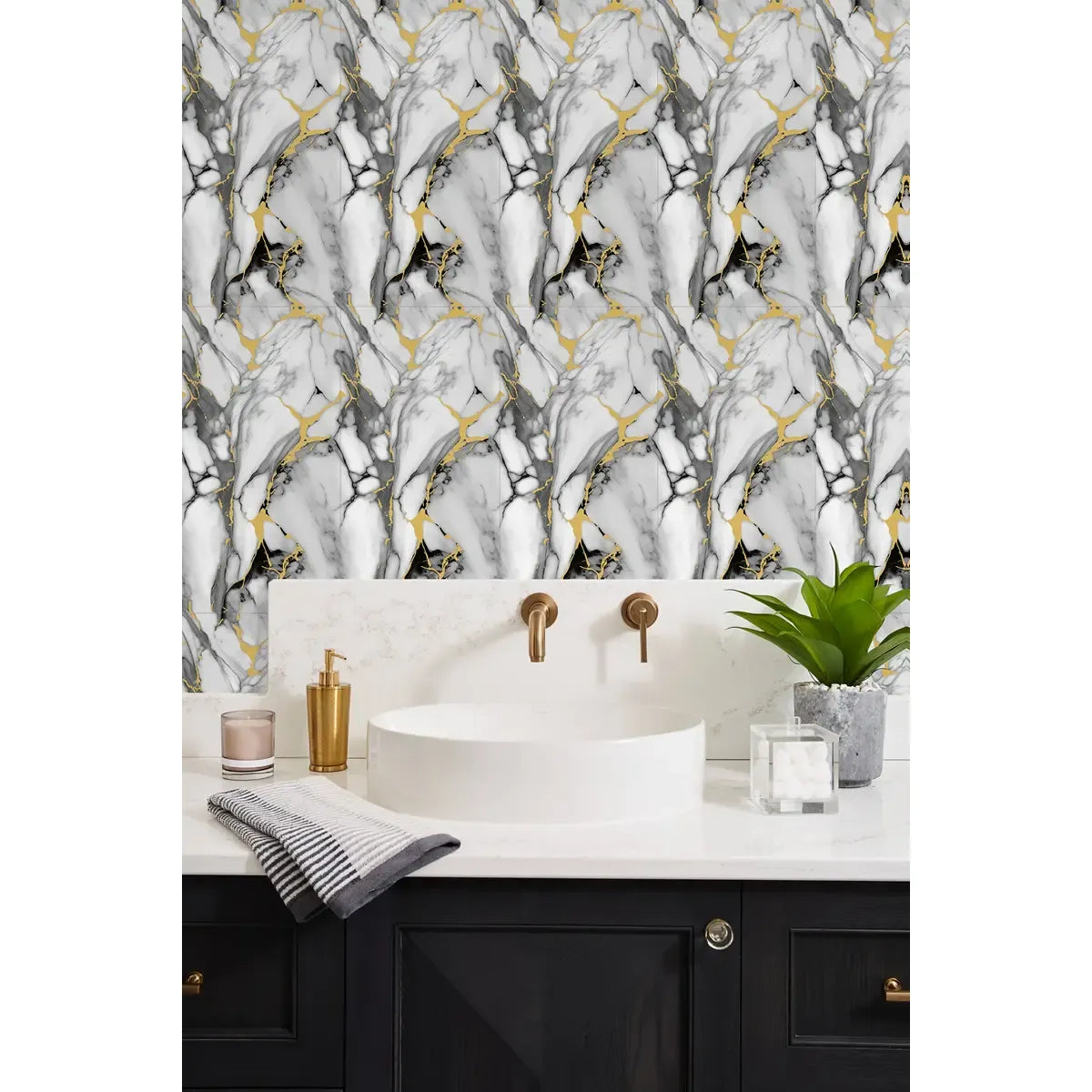 100 Stuks – Zelfklevende Muurstickers 30 x 60 cm – Waterdichte PVC Wandpanelen – Marmerlook 3D Effect – Makkelijk Schoon te Maken Tegelstickers – Wanddecoratie voor Keuken Badkamer Woonkamer Slaapkamer – Zelfklevende Tegelfolie Set