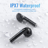 Inphic - X16 Bluetooth Headset - TWS Koptelefoon - Draadloze Hoofdtelefoon - Oordoppen - Earbuds - IPX7 Waterdicht - HiFi Geluid - Lange Batterijduur - Met Microfoon - Zwart