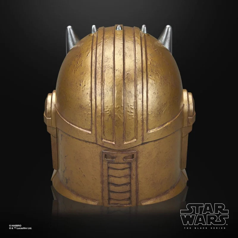The Armorer helm – Star Wars Mandalorian elektronische cosplay helm – premium replica masker met licht en geluid – draagbare display helm verzamelobject roleplay masker model G0704