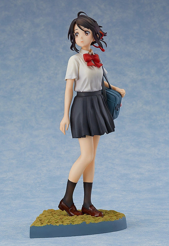2 Stuks - Mitsuha Miyamizu & Taki Tachibana 1/8 Scale Figuren - Your Name Anime Beeldjes - Kimi no Na wa Manga Collectible Figures - Gedetailleerde Verzamelfiguren van Mitsuha en Taki voor Vitrinekast Bureau Anime Collectie en Display