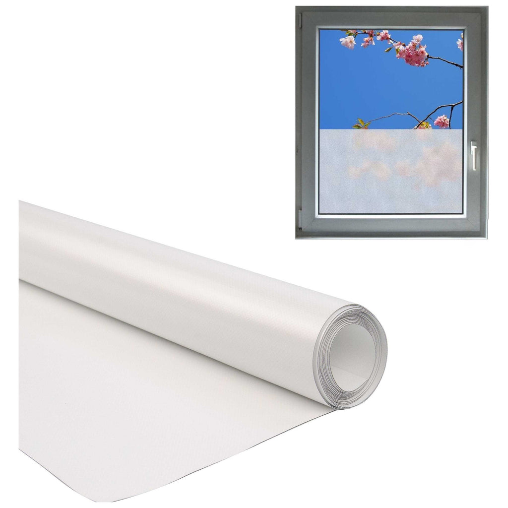 Matte Privacy Raamfolie met Anti-UV  - 30x200 cm - Ideaal voor Frosted Glas Effect, Biedt Bescherming en Privacy zonder Lijm, Geschikt voor Verschillende Oppervlaktes