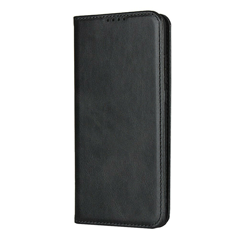 Hoesje voor Xiaomi Mi 10/10 Pro - Leren Portemonnee Flip Cover, met Split Leer voor Elegantie en Stijl, in Zwart - Bescherm je telefoon met stijl en functionaliteit met deze hoogwaardige flip cover, inclusief portemonnee functie, gemaakt van duurzaam leer