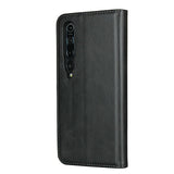 Hoesje voor Xiaomi Mi 10/10 Pro - Leren Portemonnee Flip Cover, met Split Leer voor Elegantie en Stijl, in Zwart - Bescherm je telefoon met stijl en functionaliteit met deze hoogwaardige flip cover, inclusief portemonnee functie, gemaakt van duurzaam leer