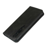 Hoesje voor Xiaomi Mi 10/10 Pro - Leren Portemonnee Flip Cover, met Split Leer voor Elegantie en Stijl, in Zwart - Bescherm je telefoon met stijl en functionaliteit met deze hoogwaardige flip cover, inclusief portemonnee functie, gemaakt van duurzaam leer