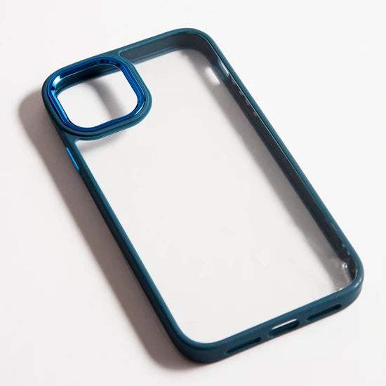 Premium iPhone 11 Schokbestendige Beschermhoes - Elegante Blauwe Frosted Bumper Case, Perfecte Pasvorm & Duurzaam Materiaal - Bescherm Jouw Telefoon in Stijl