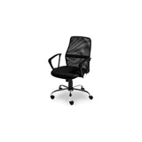 LIVARNO Home Bureaustoel - Ergonomisch Design - In Hoogte Verstelbaar - Met Kantelmechanisme - Ademend Netstof Rugleuning - Zwart