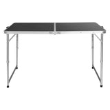 Crivit – Opvouwbare Campingtafel – Aluminium Frame – MDF Tafelblad – 80 x 60 x 70 cm – Lichtgewicht – Draagbaar – Inklapbaar – Max 30 kg – Voor Kamperen – Picknick – Tuin – Binnen en Buiten