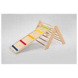 Playtive 2-in-1 Glijbaan - Houten Speelglijbaan - Klimmen en Glijden - Vanaf 2 Jaar - Combineerbaar met Klimrek