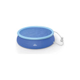 Crivit Quick Up Zwembad - Ø240x63 cm - Opblaasbaar Badrand - Inclusief Filterpomp &amp; Cartridge - 3-laags PVC - 2.074L Watercapaciteit