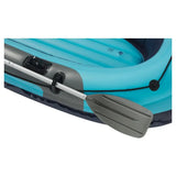 Crivit Opblaasbare Boot Voor 3 Personen – Opblaasboot Met Aluminium Peddels – Familieboot Met Waterdichte Opbergzak – 3-Luchtkamersysteem – Robuuste Recreatieboot – 272 x 130 cm – Met Ventiel, Draaggreep En Reparatieset