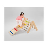 Playtive 2-in-1 Glijbaan - Houten Speelglijbaan - Klimmen en Glijden - Vanaf 2 Jaar - Combineerbaar met Klimrek