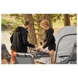 Crivit – Opvouwbare Campingtafel – Aluminium Frame – MDF Tafelblad – 80 x 60 x 70 cm – Lichtgewicht – Draagbaar – Inklapbaar – Max 30 kg – Voor Kamperen – Picknick – Tuin – Binnen en Buiten