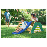 Playtive Tipi Met Glijbaan – Houten Speelfort – Inclusief Klimnet en Ladder – Klimmen, Glijden en Verstoppen – Voor Binnen en Buiten – Belastbaar tot 50 kg – Afmetingen ca. 145,5 x 60 x 180 cm