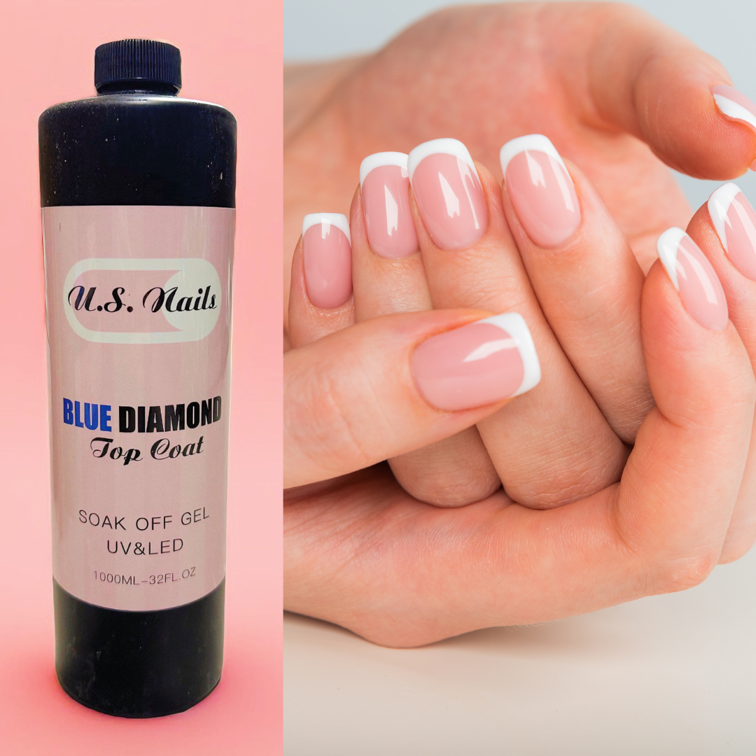 1000ML - Salon Soak-Off Gel Topcoat - UV & LED Compatibel - Professioneel Gebruik - Transparante Hoogglans Afwerking - Langdurige Bescherming - Inclusief Ingrediëntenlijst