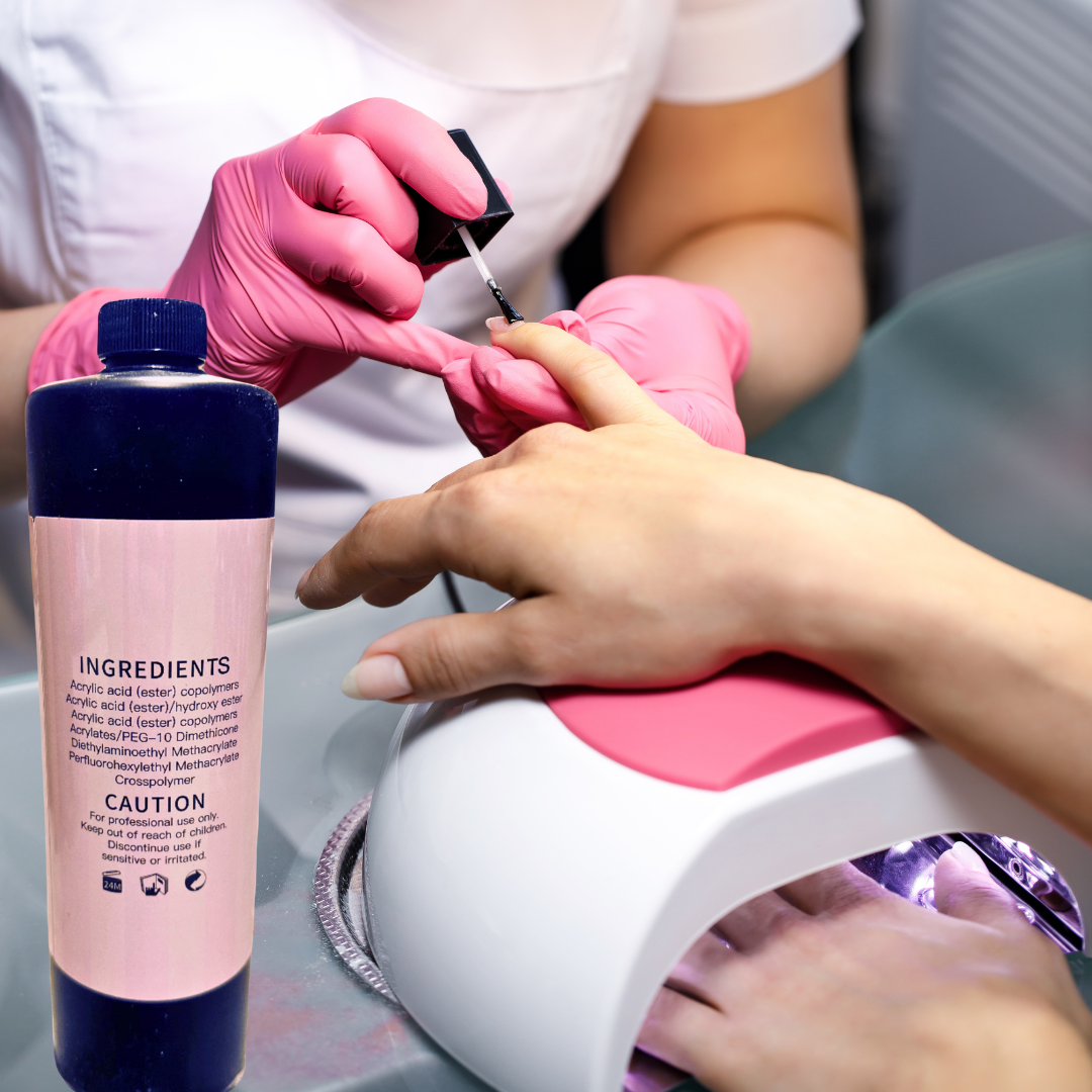 1000ML - Salon Soak-Off Gel Topcoat - UV & LED Compatibel - Professioneel Gebruik - Transparante Hoogglans Afwerking - Langdurige Bescherming - Inclusief Ingrediëntenlijst